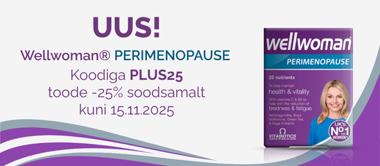Koodiga PLUS25 saad toote -25% soodsamalt.